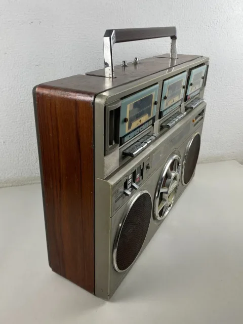 Triple Sterio Radio Cassette Recorder Boombox