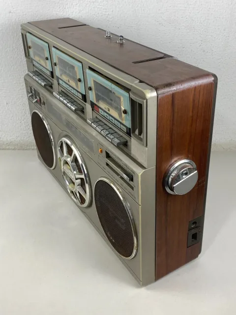 Triple Sterio Radio Cassette Recorder Boombox