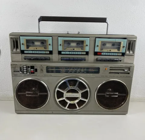 Triple Sterio Radio Cassette Recorder Boombox