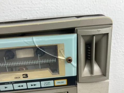 Triple Sterio Radio Cassette Recorder Boombox