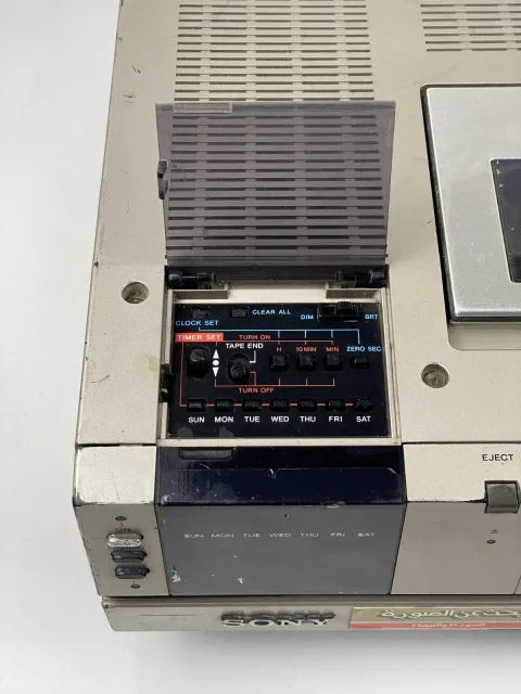 Sony Betamax SL-T7ME Video Cassette Recorder VCR