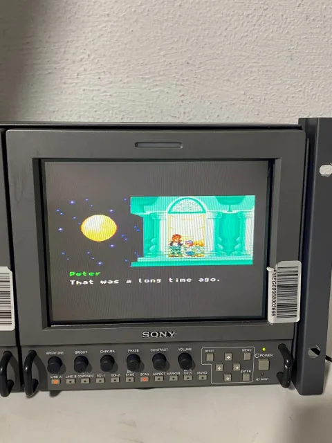 double Sony LMD-9030 9" VGA Multi-Format LCDSD-SDI W/ AC-LMD9 Power Supply