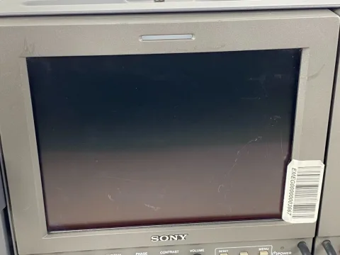 double Sony LMD-9030 9" VGA Multi-Format LCDSD-SDI W/ AC-LMD9 Power Supply