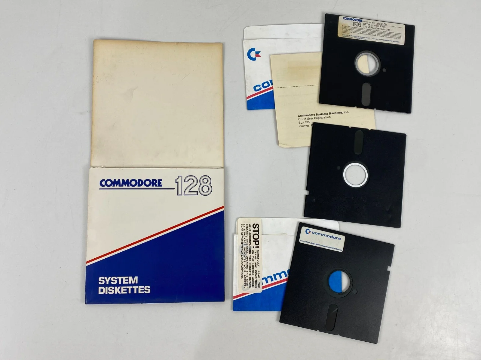 Commodore 128 System Diskettes CP/M System