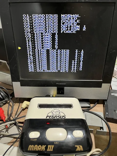 Pegasus Mark III MT-1010DX Family Video Game Console Famiclone Super