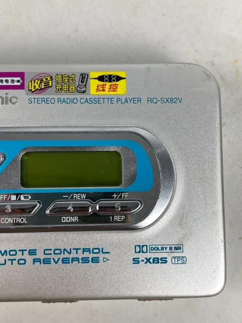 Panasonic RQ-SX82 Portable Cassette Player Walkman