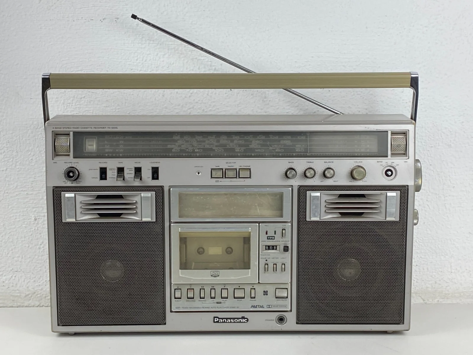 National Panasonic RX-5600LS Boombox Ghettoblaster Radio Cassette