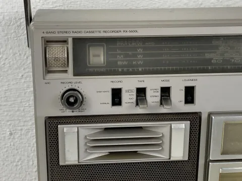 National Panasonic RX-5600LS Boombox Ghettoblaster Radio Cassette
