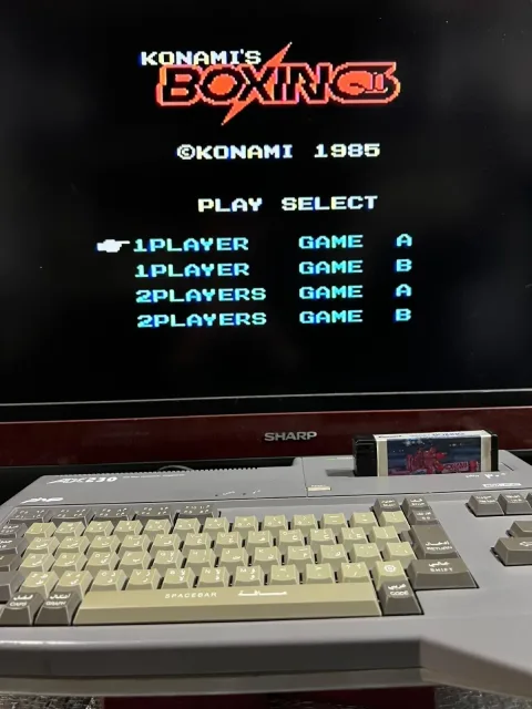 Sanyo Wavy MSX Personal Computer AX230 sakhr - Arabic & English version