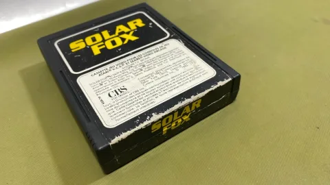 Solar Fox Atari 2600 CBS Game Cartridge