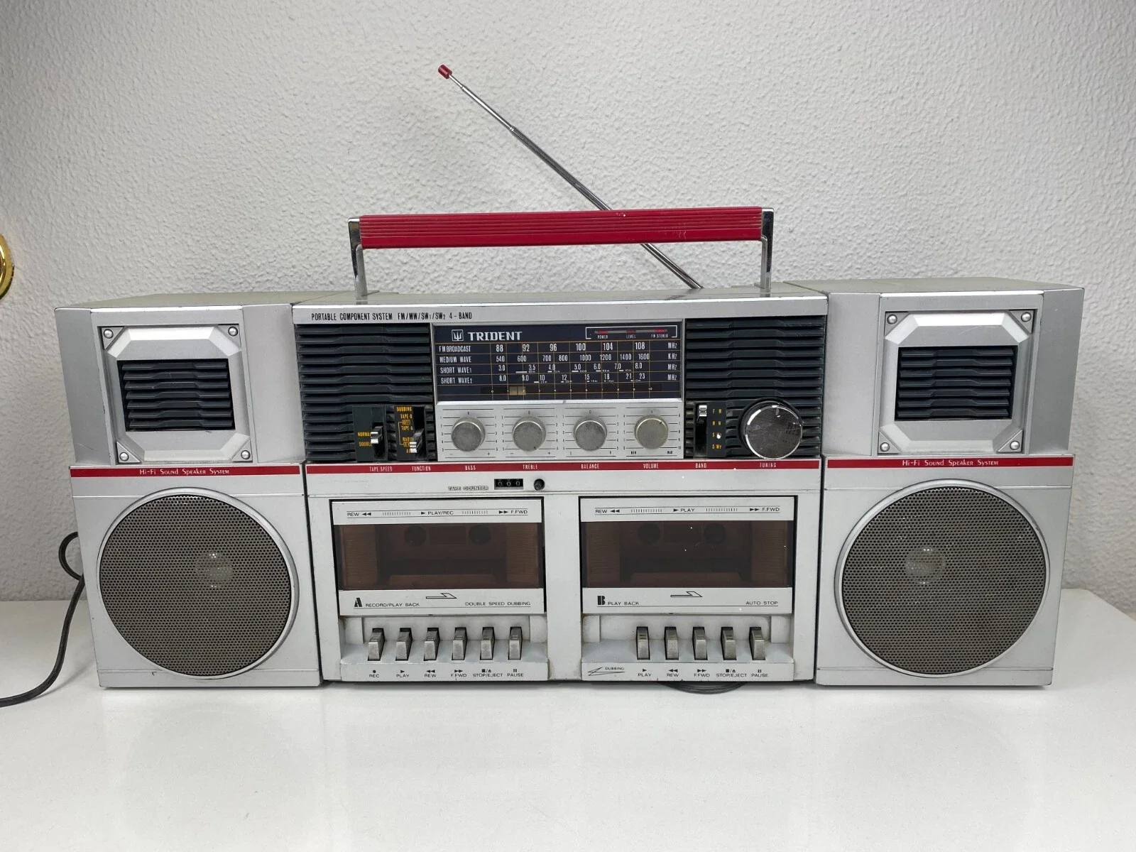 Trident CX-480F Stereo Boombox Ghettoblaster Stereo Cassette eBay