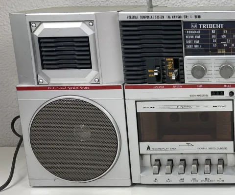 Trident CX-480F Stereo Boombox Ghettoblaster Stereo Cassette eBay