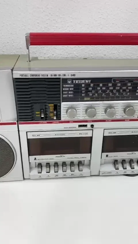 Trident CX-480F Stereo Boombox Ghettoblaster Stereo Cassette eBay