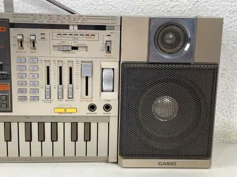 Casio KX-101 80s Boombox Radio Cassette Stereo Synthesizer Keyboard eBay