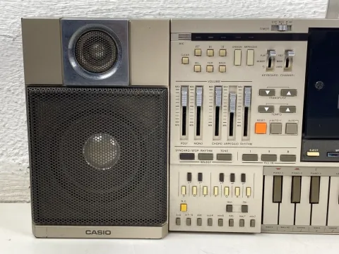 Casio KX-101 80s Boombox Radio Cassette Stereo Synthesizer Keyboard eBay