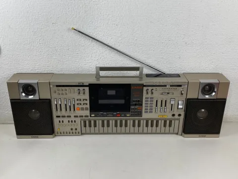 Casio KX-101 80s Boombox Radio Cassette Stereo Synthesizer Keyboard eBay