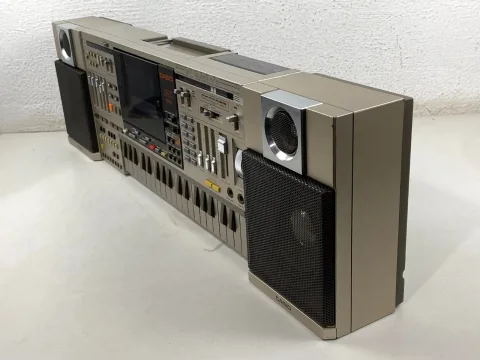 Casio KX-101 80s Boombox Radio Cassette Stereo Synthesizer Keyboard eBay