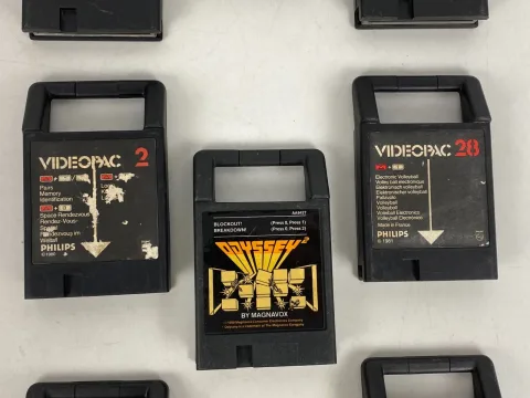 Philips Videopac G7400 VideoPac+ Odyssey 34 28 29 8 2 Cartridges Games