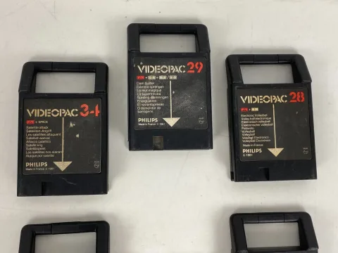 Philips Videopac G7400 VideoPac+ Odyssey 34 28 29 8 2 Cartridges Games