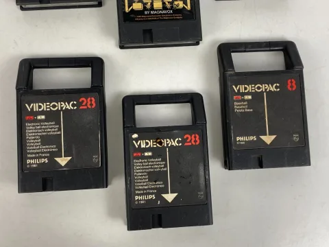 Philips Videopac G7400 VideoPac+ Odyssey 34 28 29 8 2 Cartridges Games