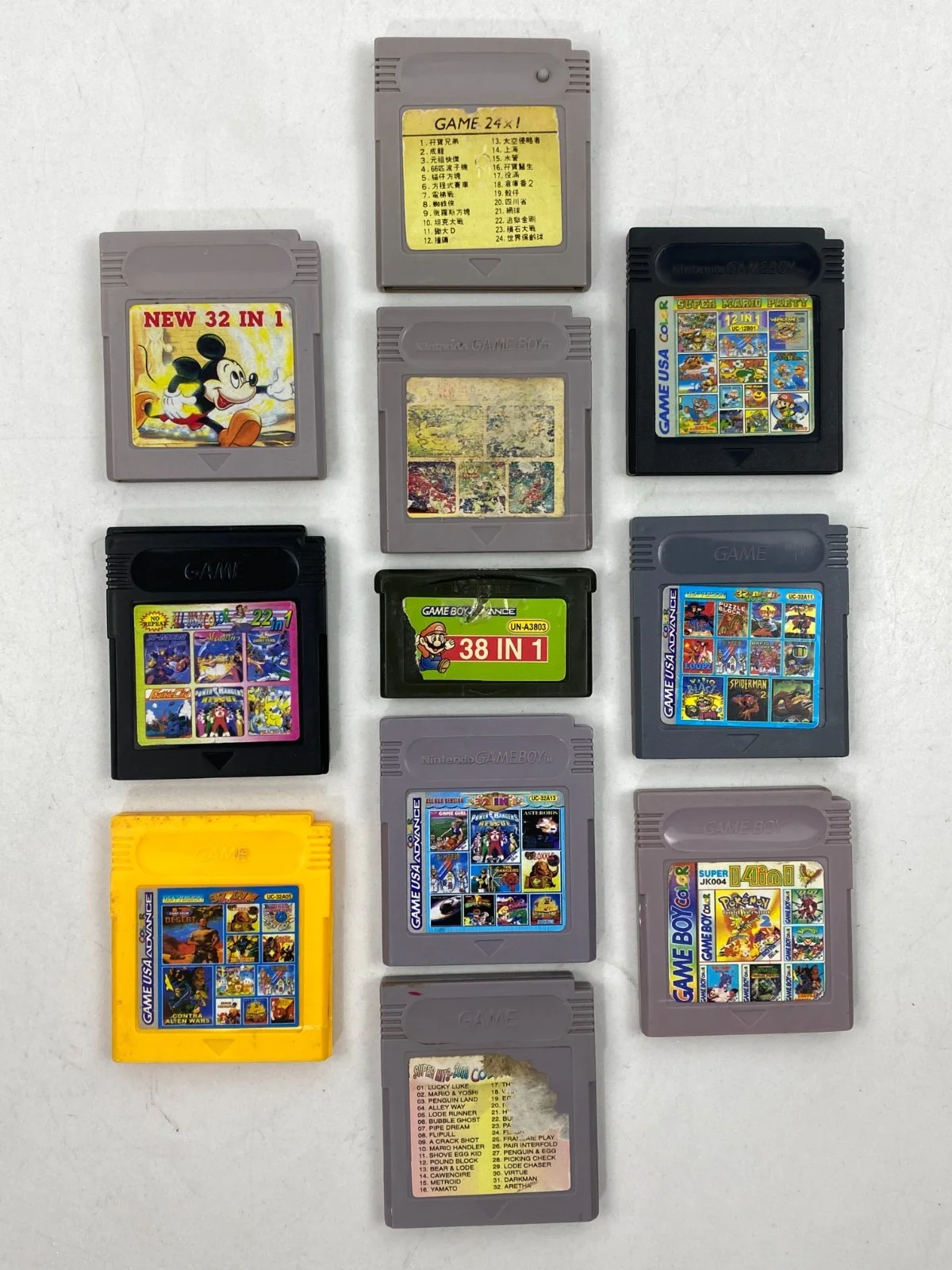 Taiwan Pokemon Collection Super 14 in 1 Cartridge Combo Game Boy Advance