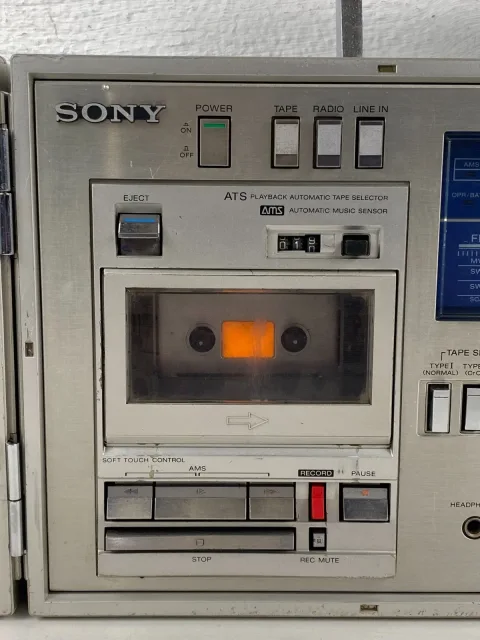 Sony CFS-88S Boombox Ghettoblaster Stereo Radio Cassette Recorder