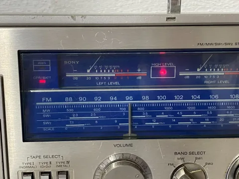 Sony CFS-88S Boombox Ghettoblaster Stereo Radio Cassette Recorder