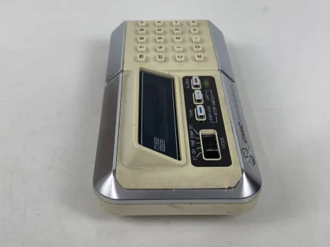 Casio CQ-1 Computer Quartz alarm clock calculator white