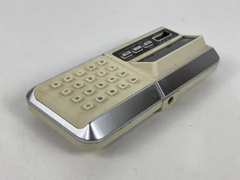 Casio CQ-1 Computer Quartz alarm clock calculator white