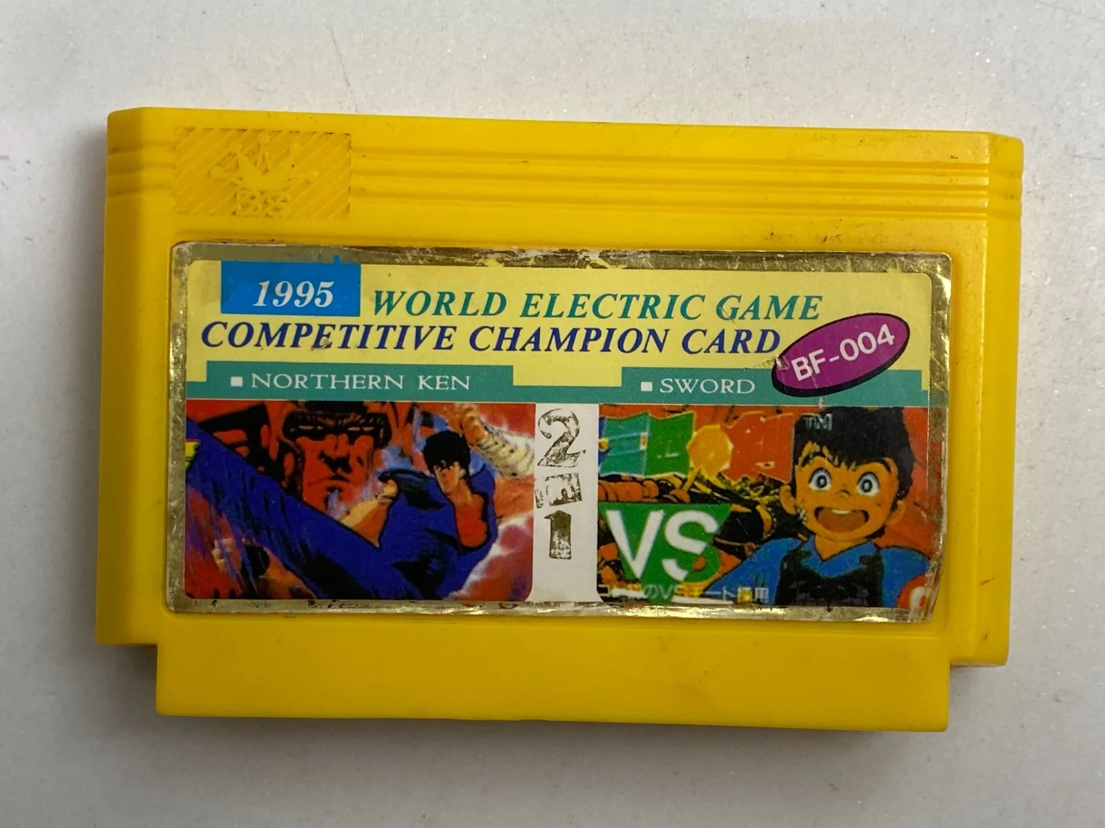 Competitive Champion Card World Electric Game Famicom Famiclone Nes Cartridge