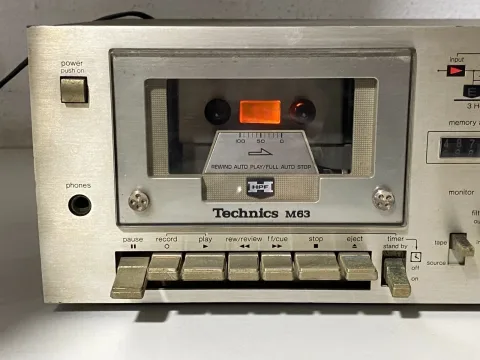 Technics RS-M63 3 Head Stereo Cassette Tape Deck