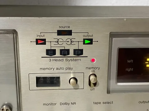 Technics RS-M63 3 Head Stereo Cassette Tape Deck
