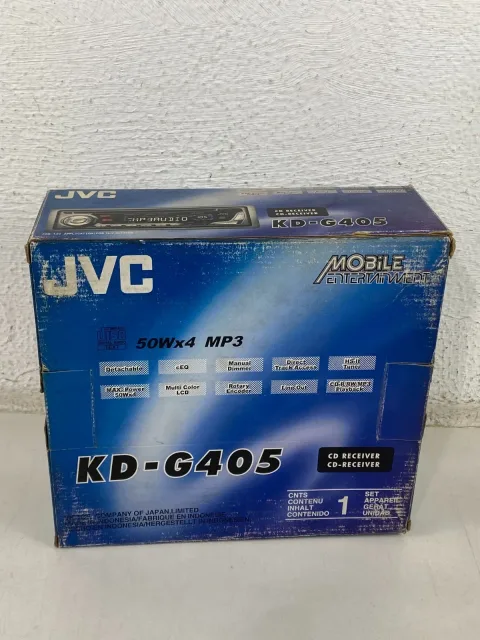 JVC KD-G405 Car Stereo CD/MP3 Receiver