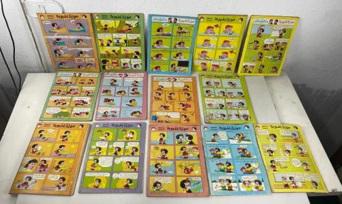 1985-1989 Lot 14 Majid Magazines Emirates UAE Arabic Comics