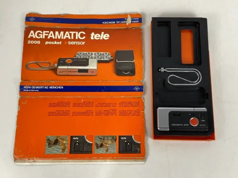 Agfamatic Tele 1008 Pocket Sensor Retro Film Camera Germany