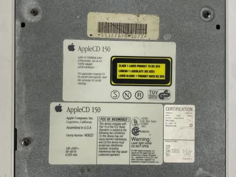 Apple CD 150 M3022 Caddy External CD rom Drive