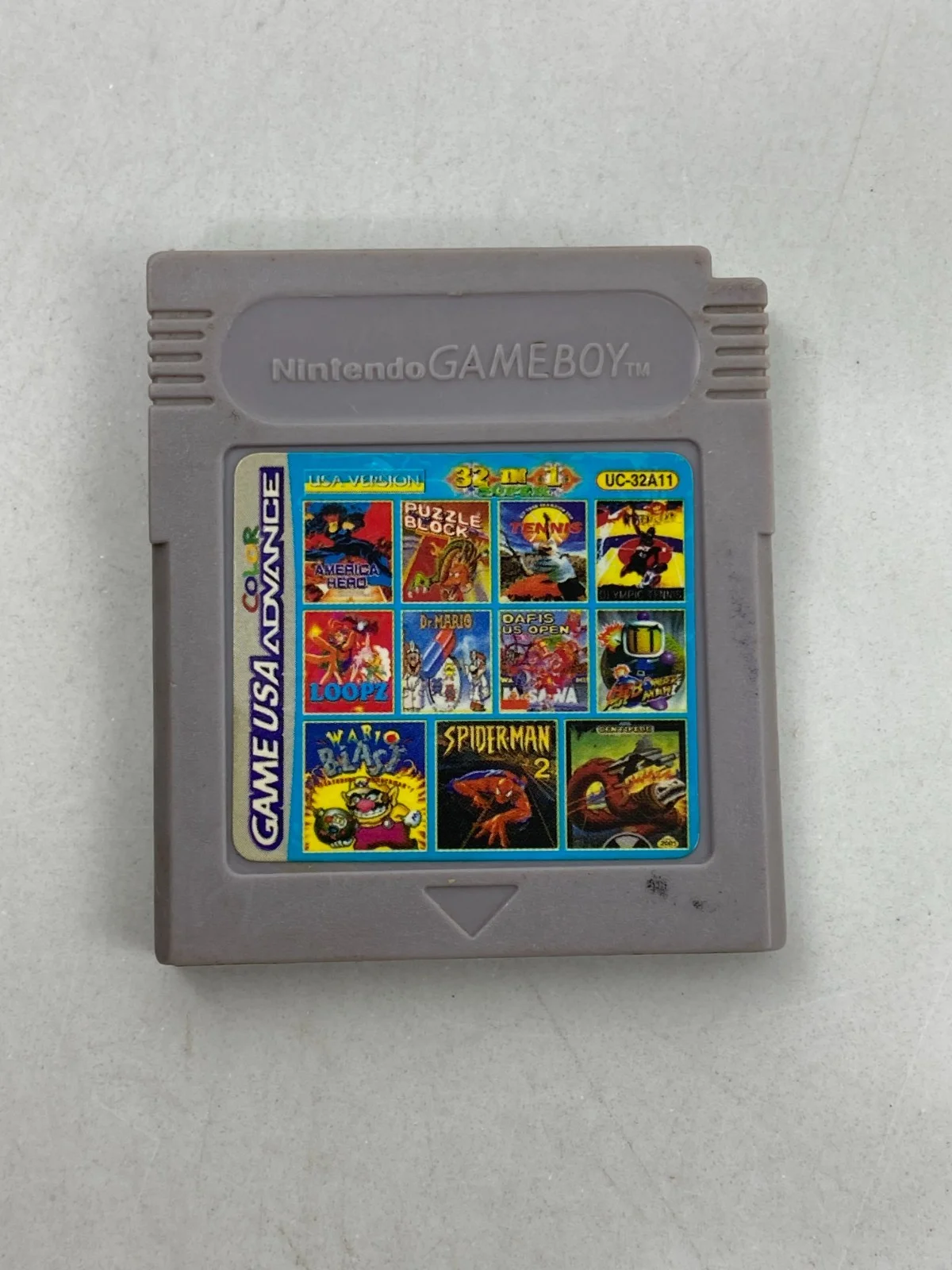 Nintendo Game Boy Super 32 in 1 Multicart Cartridge