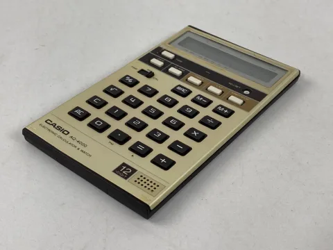 كاسيو AQ-4000 حاسبة إلكترونية وساعة