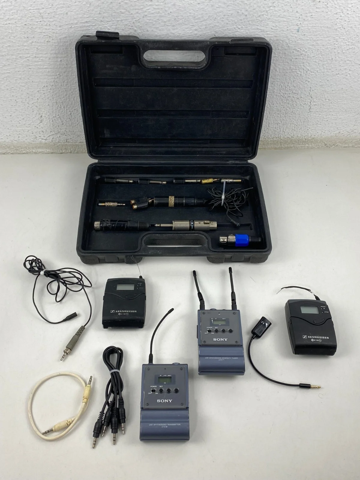 Sennheiser EW100 Bodypack Transmitter Receiver Sony UTX-B1 UHF LOT 4