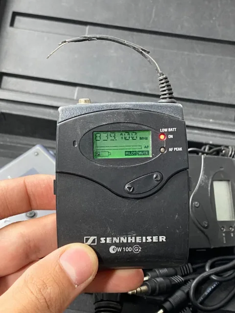 Sennheiser EW100 Bodypack Transmitter Receiver Sony UTX-B1 UHF LOT 4