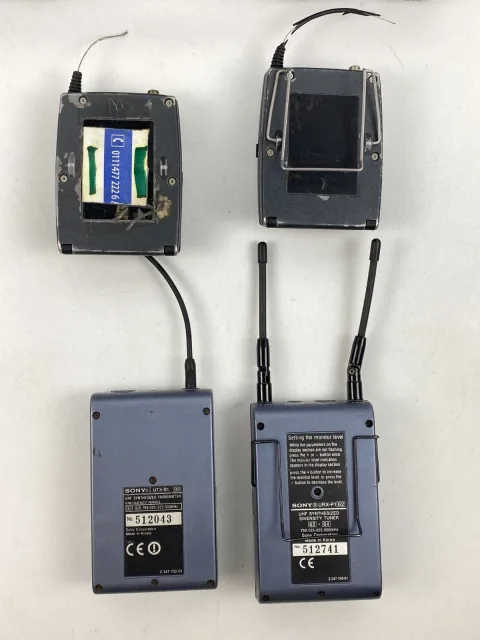 Sennheiser EW100 Bodypack Transmitter Receiver Sony UTX-B1 UHF LOT 4