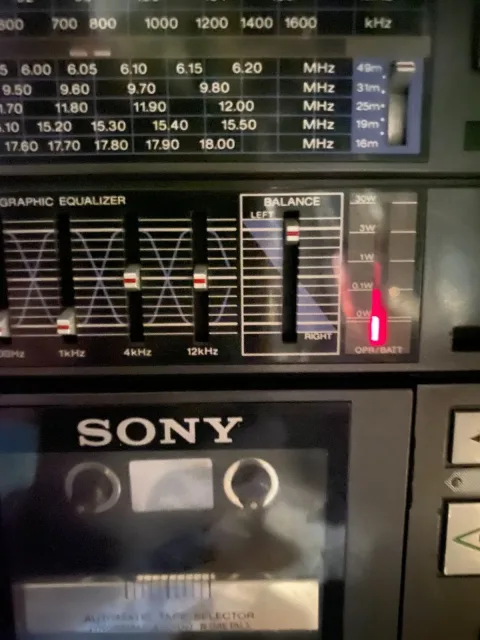 Sony CFS-9000 Stereo Boombox Ghettoblaster Stereo Cassette Recorder