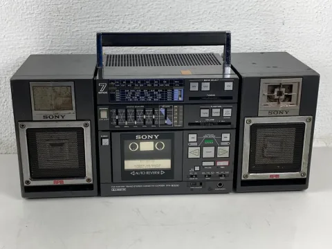 Sony CFS-9000 Stereo Boombox Ghettoblaster Stereo Cassette Recorder