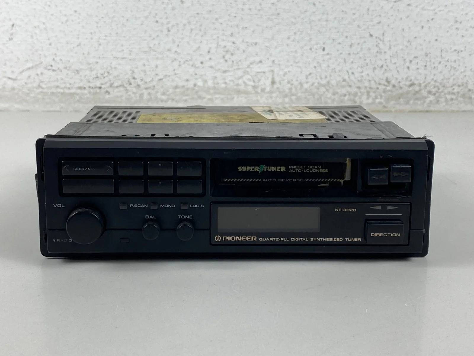 1980s Pioneer KE-3020 Stereo Car Radio Cassette
