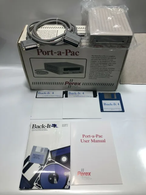 محرك شريط احتياطي بمنفذ متوازي من Perex Parallel موديل U-7005 المملكة المتحدة