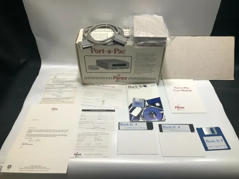 محرك شريط احتياطي بمنفذ متوازي من Perex Parallel موديل U-7005 المملكة المتحدة