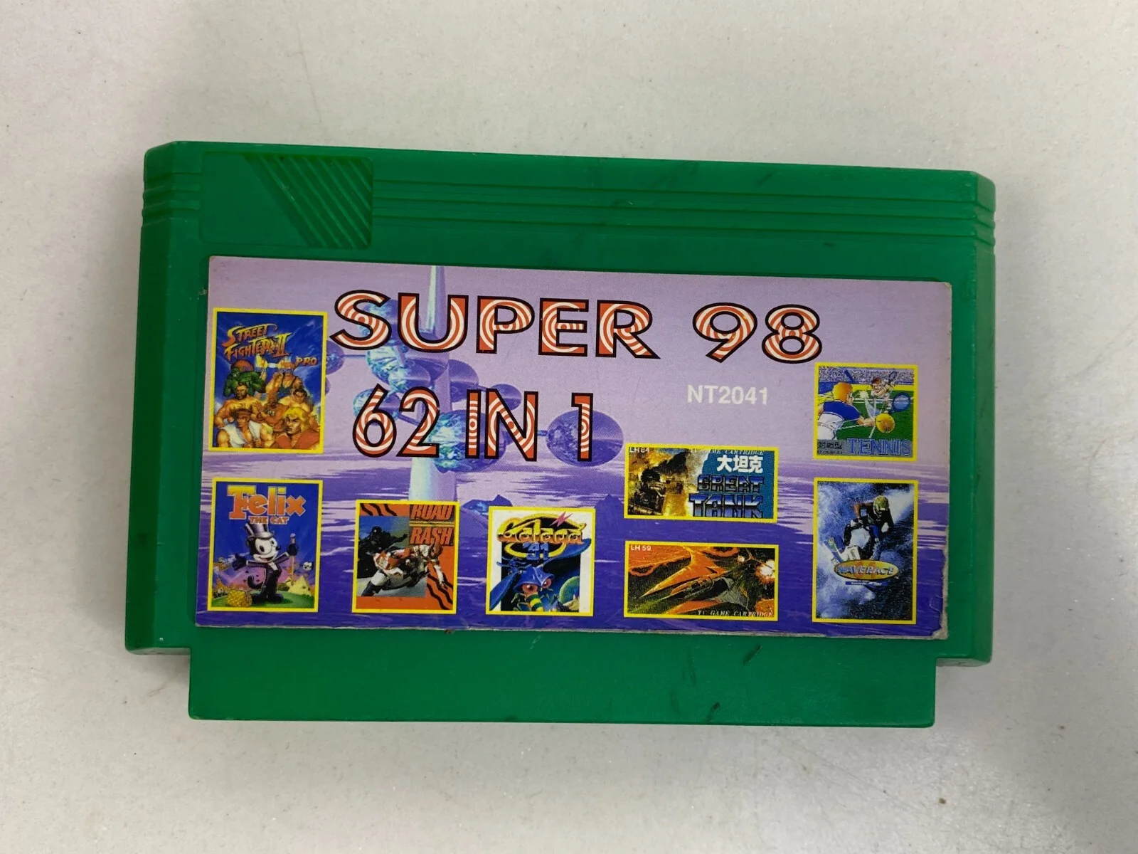 Super 98 62 IN 1 NT2041 Dendy Famicom Famiclone Nes Tv Game Cartridge