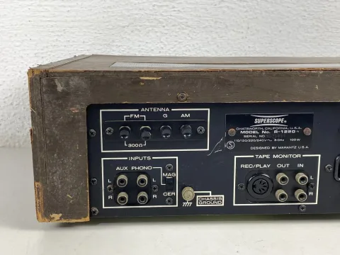 Marantz Superscope Model R-1220 AM/FM Radio Stereo Receiver