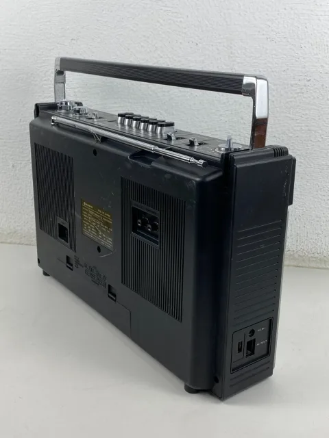 Sanyo M-4500 Boombox Stereo Cassette Recorder Ghetto Blaster