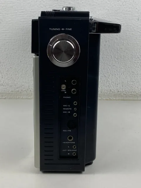Sanyo M-4500 Boombox Stereo Cassette Recorder Ghetto Blaster